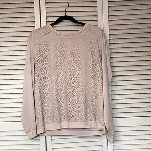 Cream woman’s blouse size large